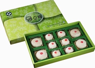 绿豆椪月饼礼盒-128元/盒
