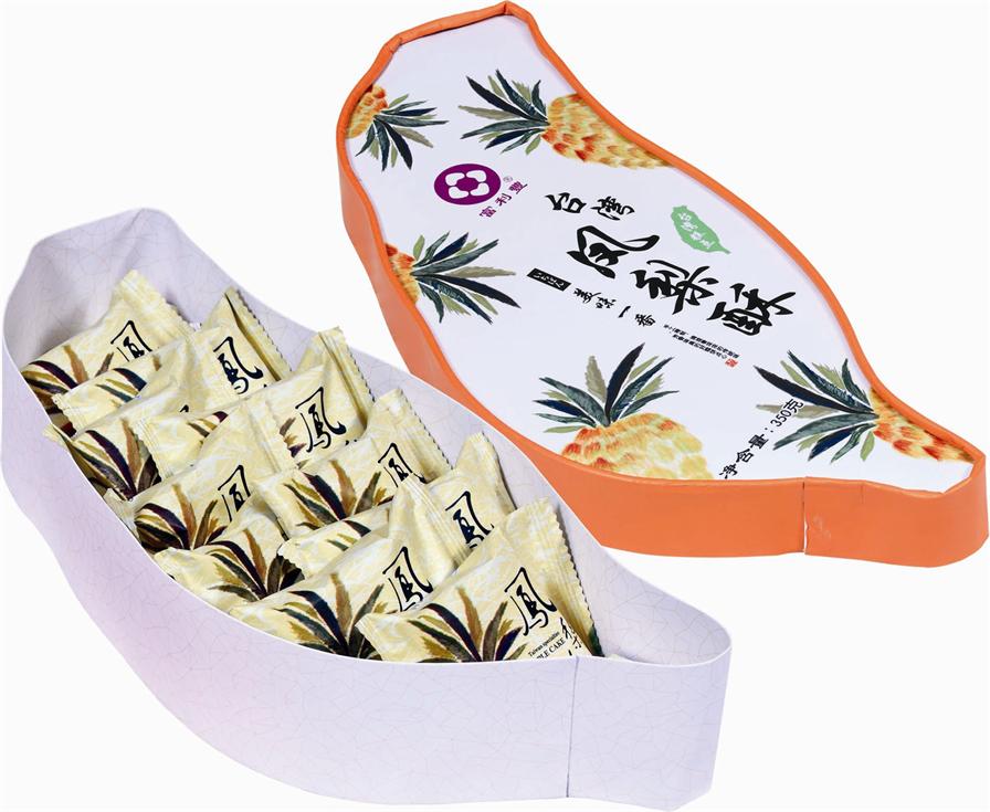 台湾岛形凤梨酥礼盒-58元/盒