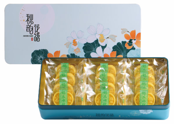 FLF8805  秋韻綠豆冰糕禮盒（鐵盒）  (68元/盒）